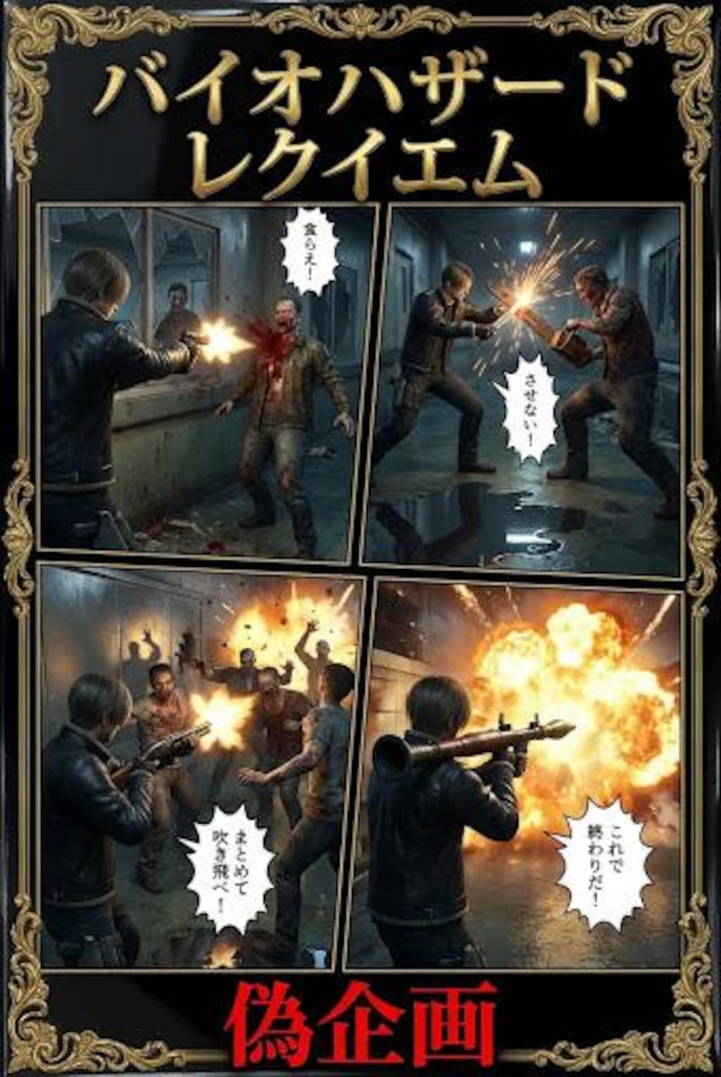 バイオハザードレクイエム　漫画