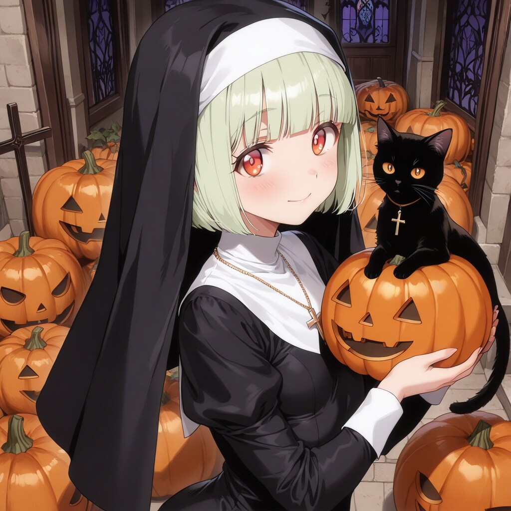 ハロウィンの準備中