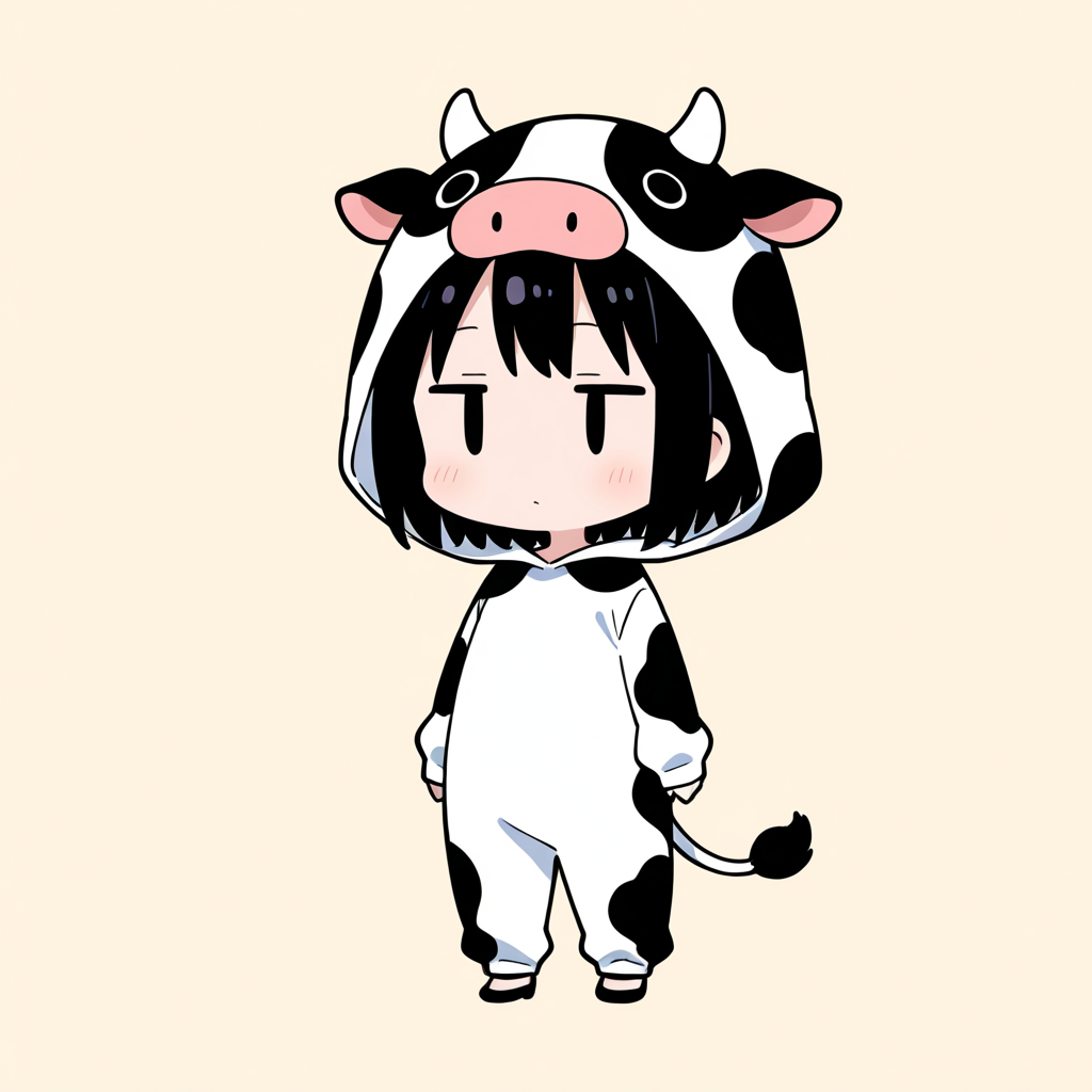 着ぐるみ着せ替え（ウシ）