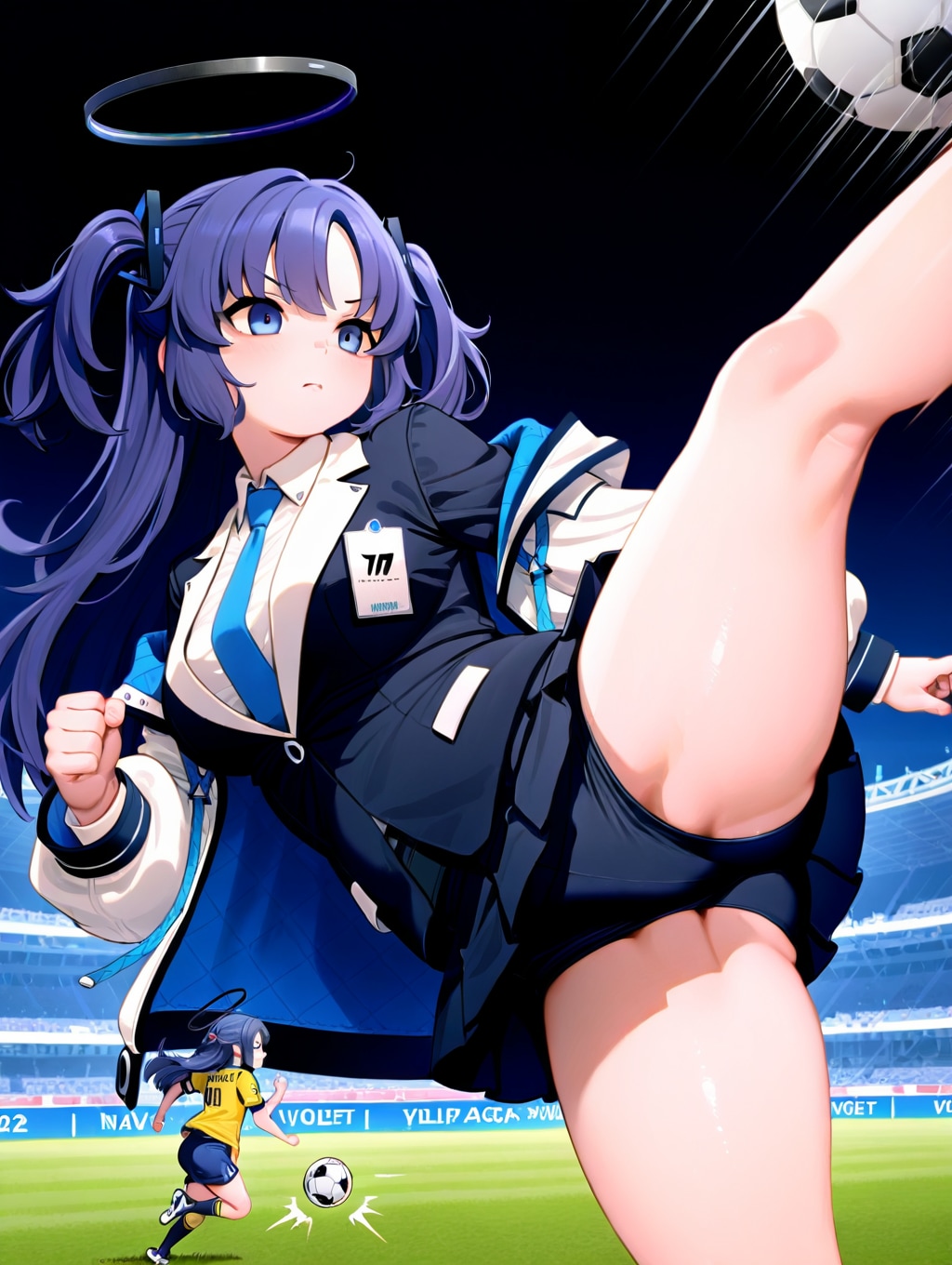 ユウカちゃんのボレーお手本