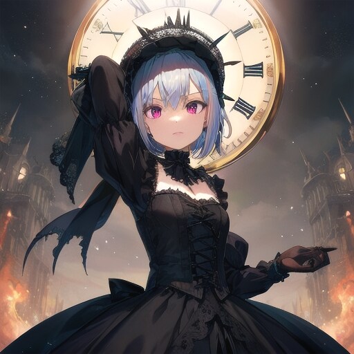 きみのゴシックタイム | の人気AIイラスト・グラビア