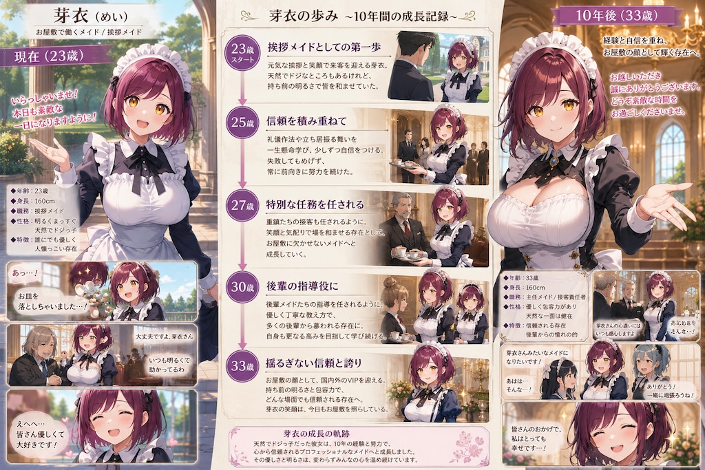 10年後の芽衣ちゃん。