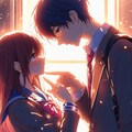 逆光な、切なげな恋人♥(4枚) 2枚目