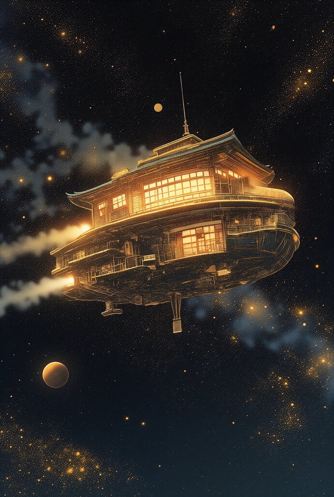 宇宙温泉旅館 | の人気AIイラスト・グラビア