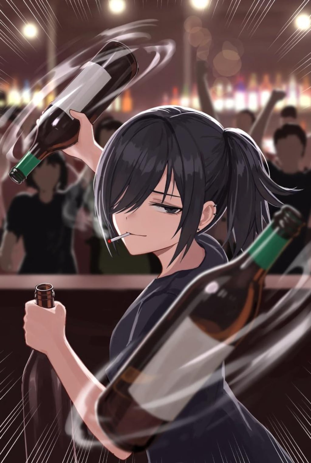 フレアバーテンディング🚬🍺🥛