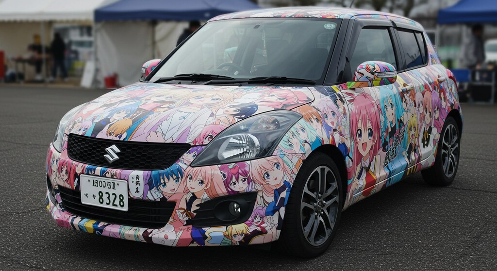 アニメキャラ痛車スイフト