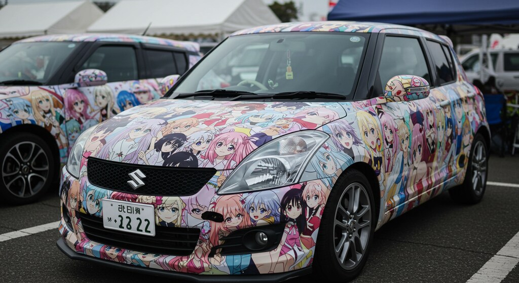 アニメキャラ痛車スイフト