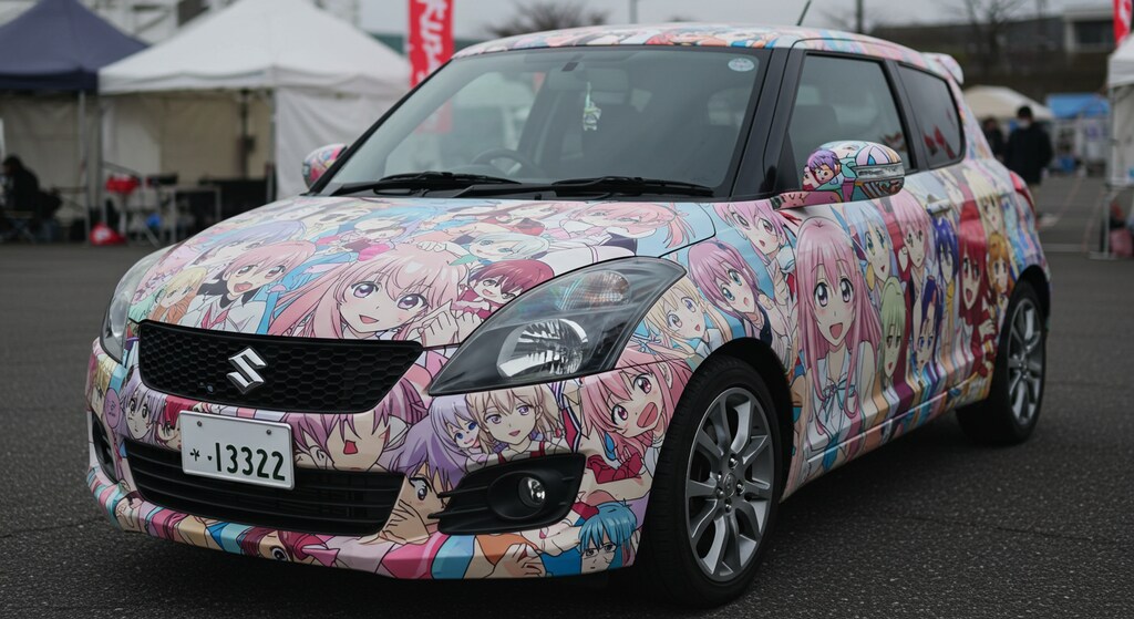 アニメキャラ痛車スイフト