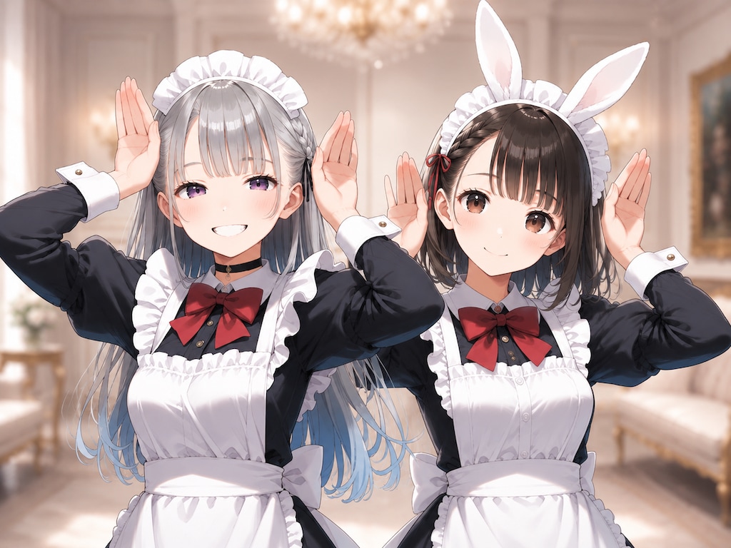 お姉さん組のおはよウサギ