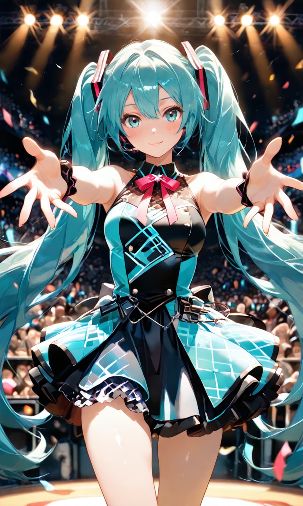 初音ミク、ステージの真ん中から差し伸べた手はあなたへ