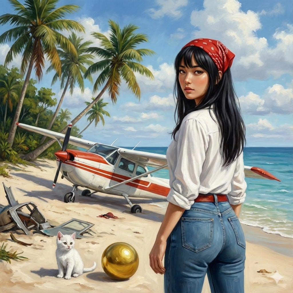 飛行機で不時着 | の人気AIイラスト・グラビア