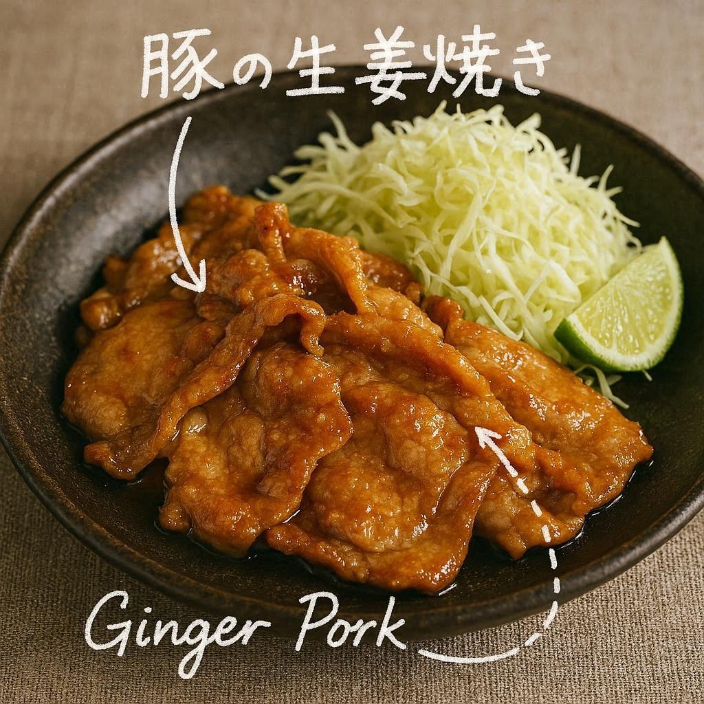 豚の生姜焼きをおいしそうに紹介しよう