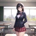 委員長系水着アイドル「優等生ふたり」制服編 3枚目