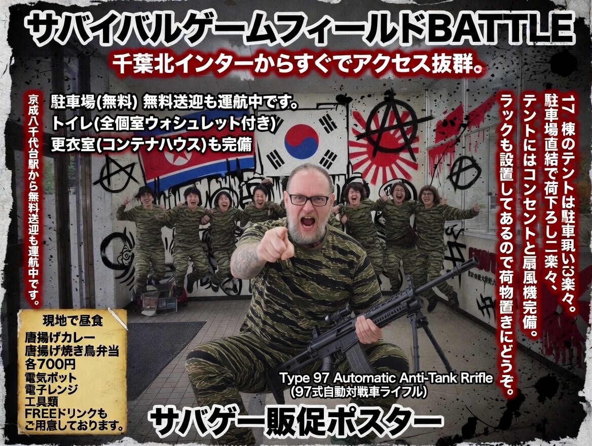 サバゲーフィールドバトル