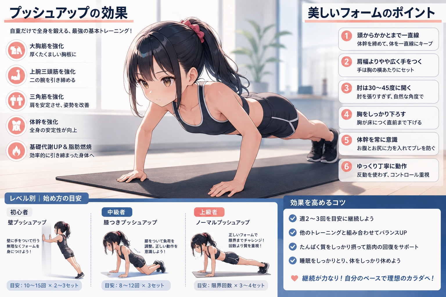 61.「ぷ」→「プッシュアップ」たろう