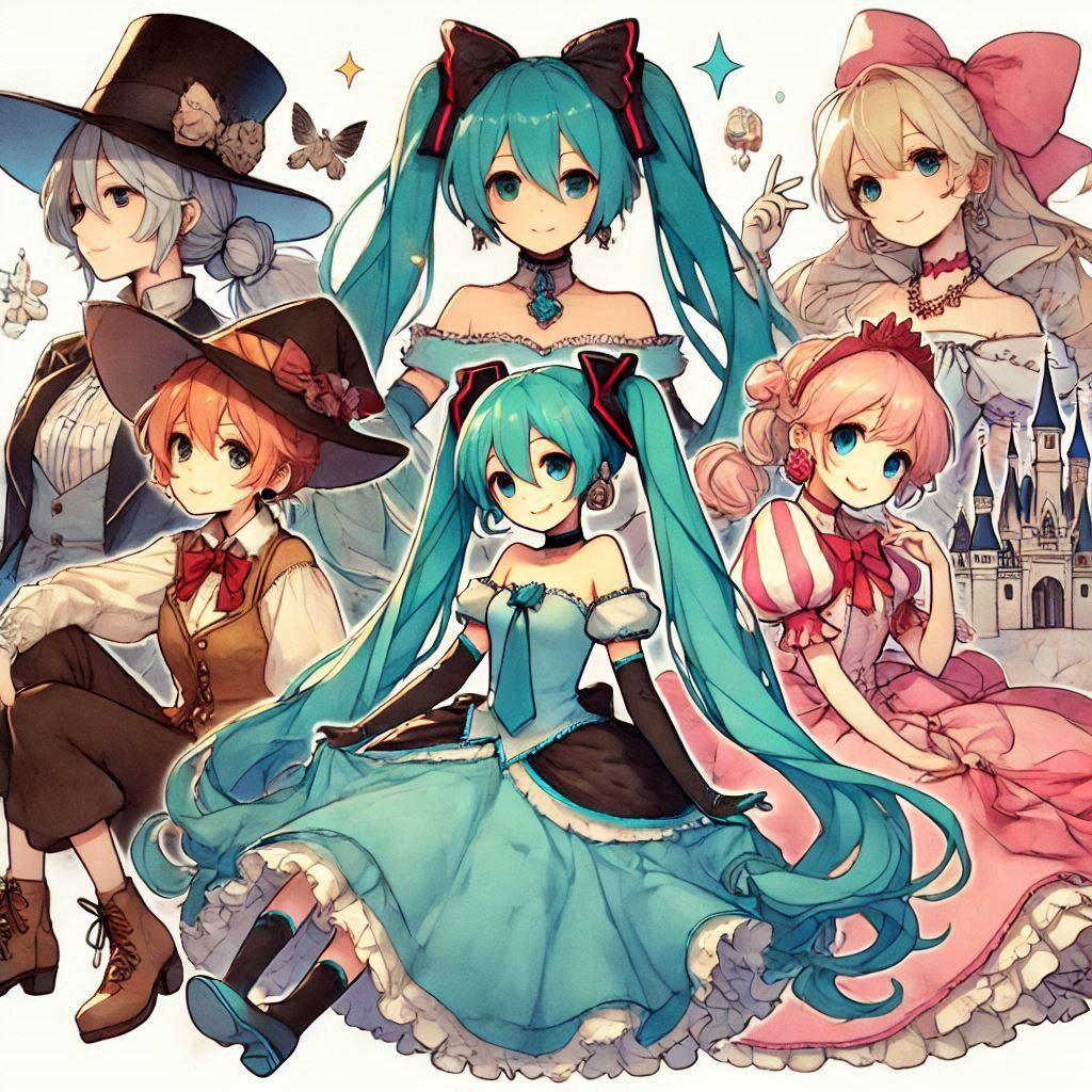 ドレス姿初音ミク