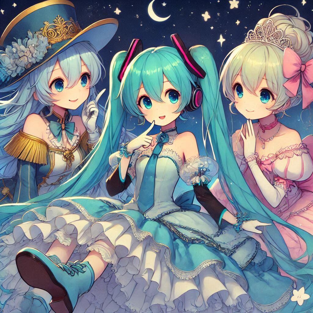 ドレス姿初音ミク