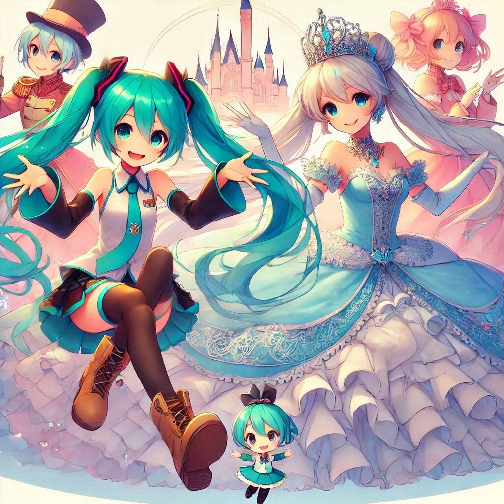 ドレス姿初音ミク