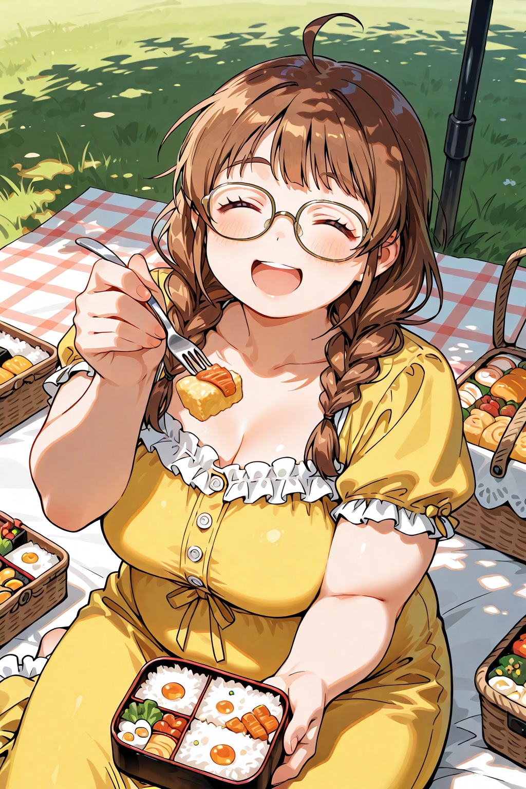 すみかちゃん「あーん」をしてあげるの図