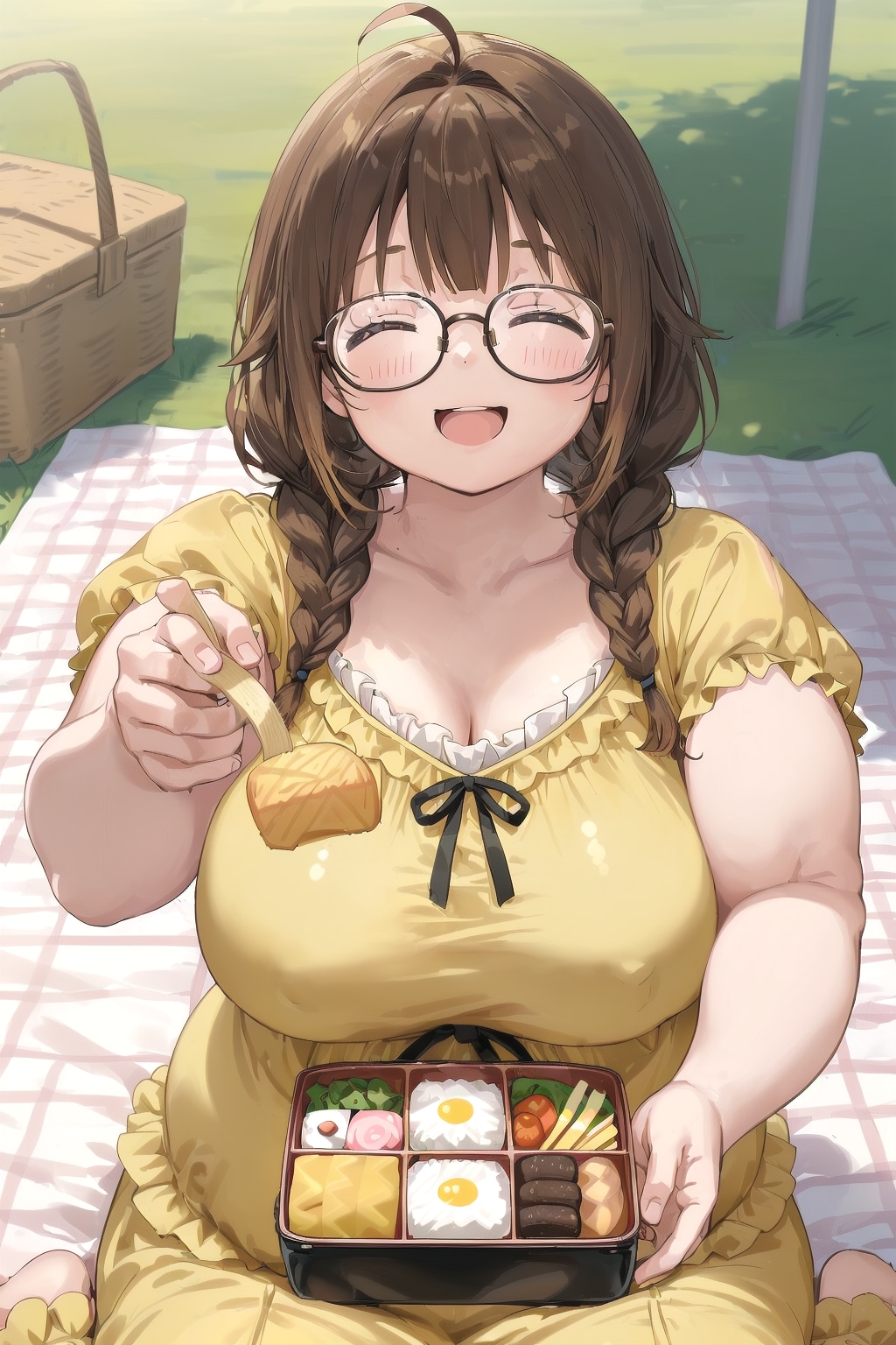 すみかちゃん「あーん」をしてあげるの図