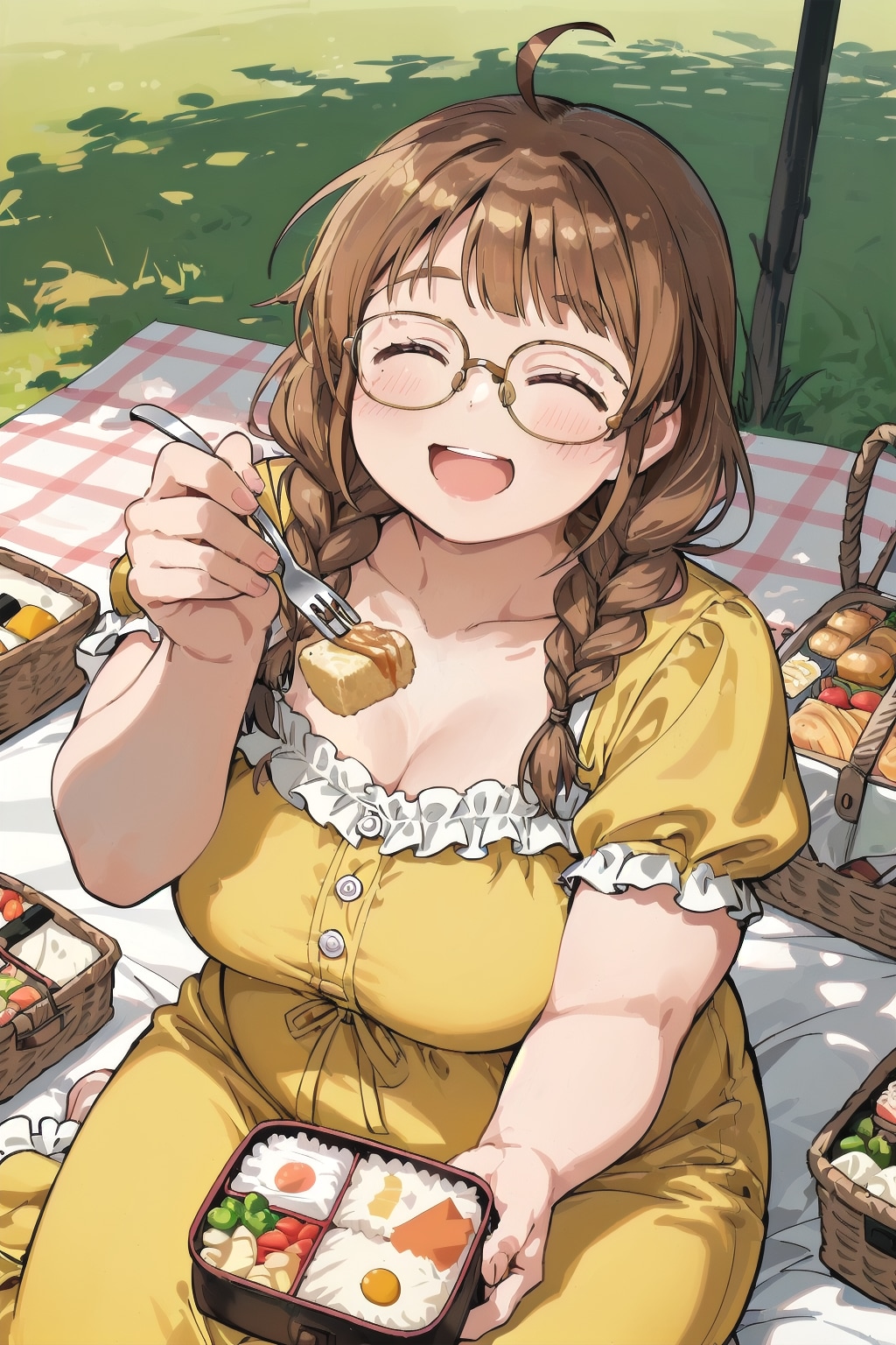 すみかちゃん「あーん」をしてあげるの図 | の人気AIイラスト・グラビア