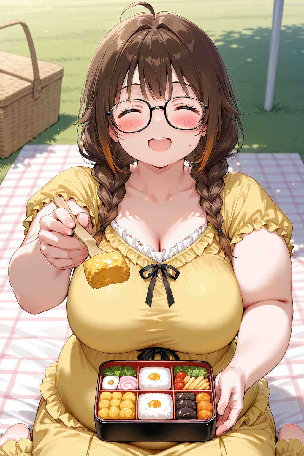すみかちゃん「あーん」をしてあげるの図