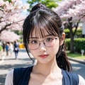 桜と眼鏡とランダム衣装 12枚目