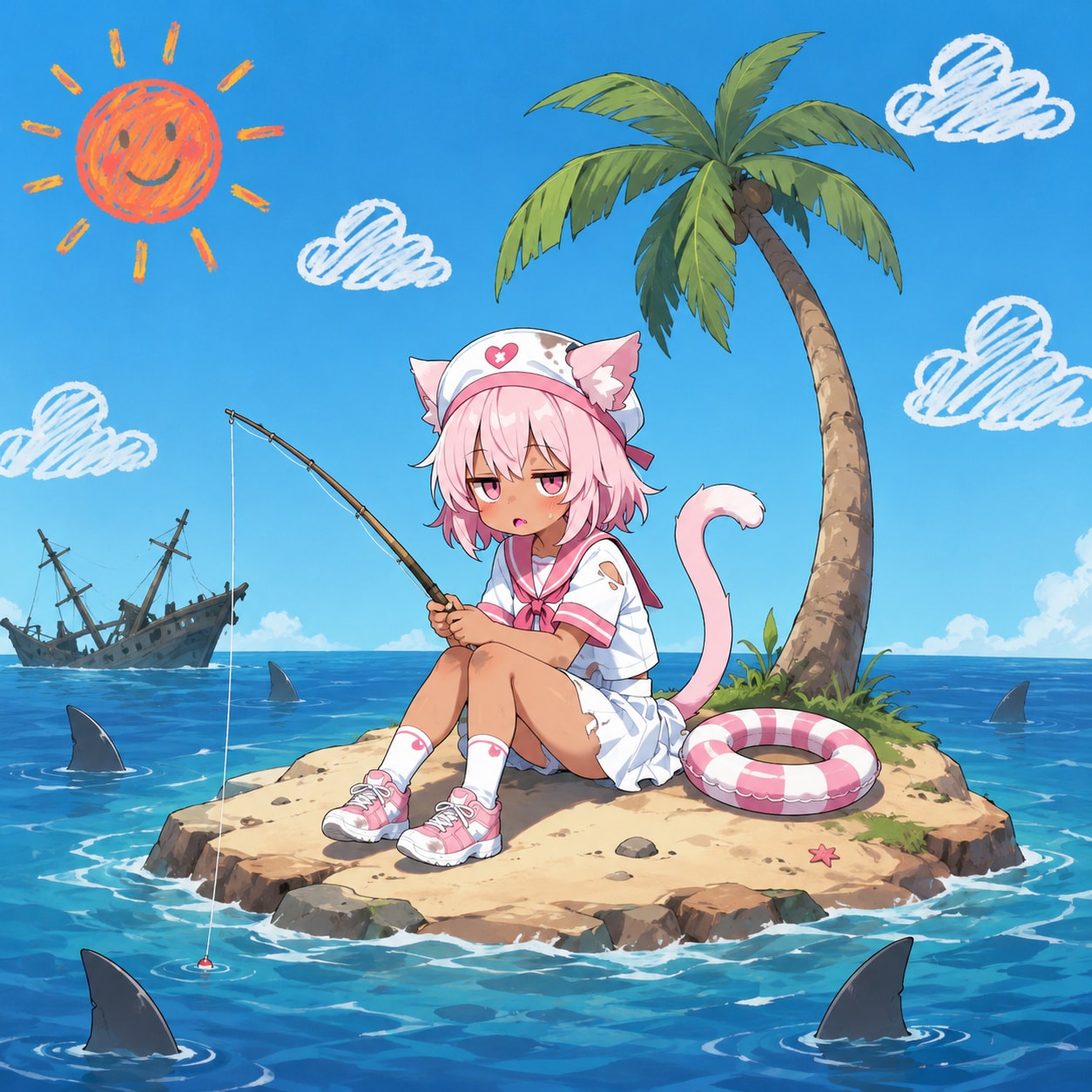 オイ！！作者！！いつになったら助けが来るにゃ！？