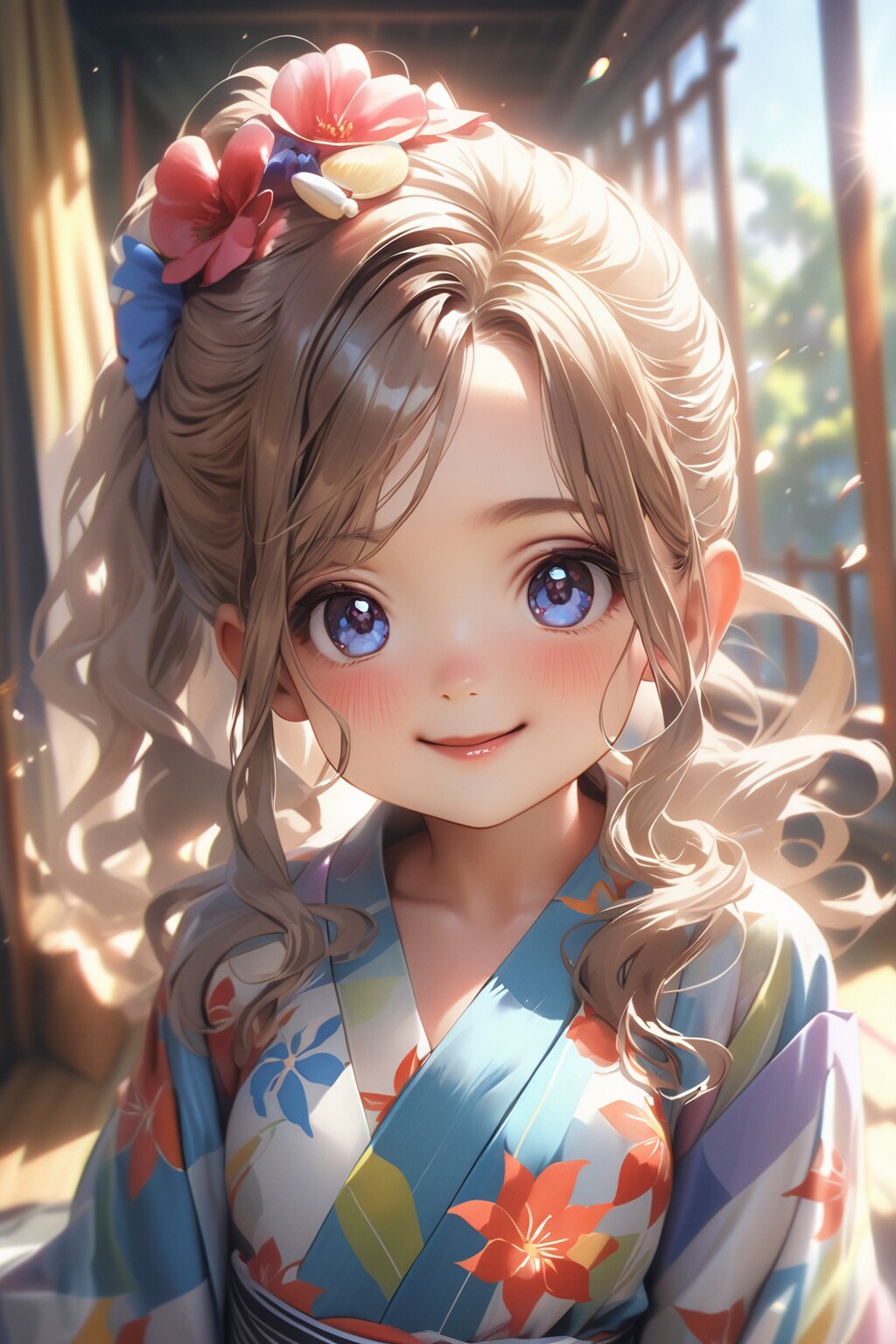 浴衣、縁側、夏休み | の人気AIイラスト・グラビア