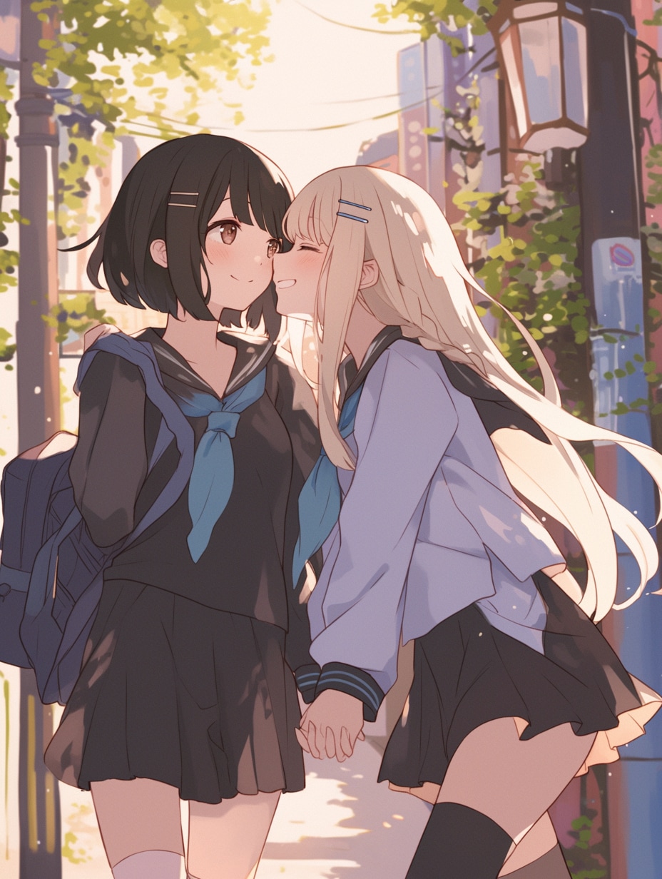 キスしたい二人のJK183