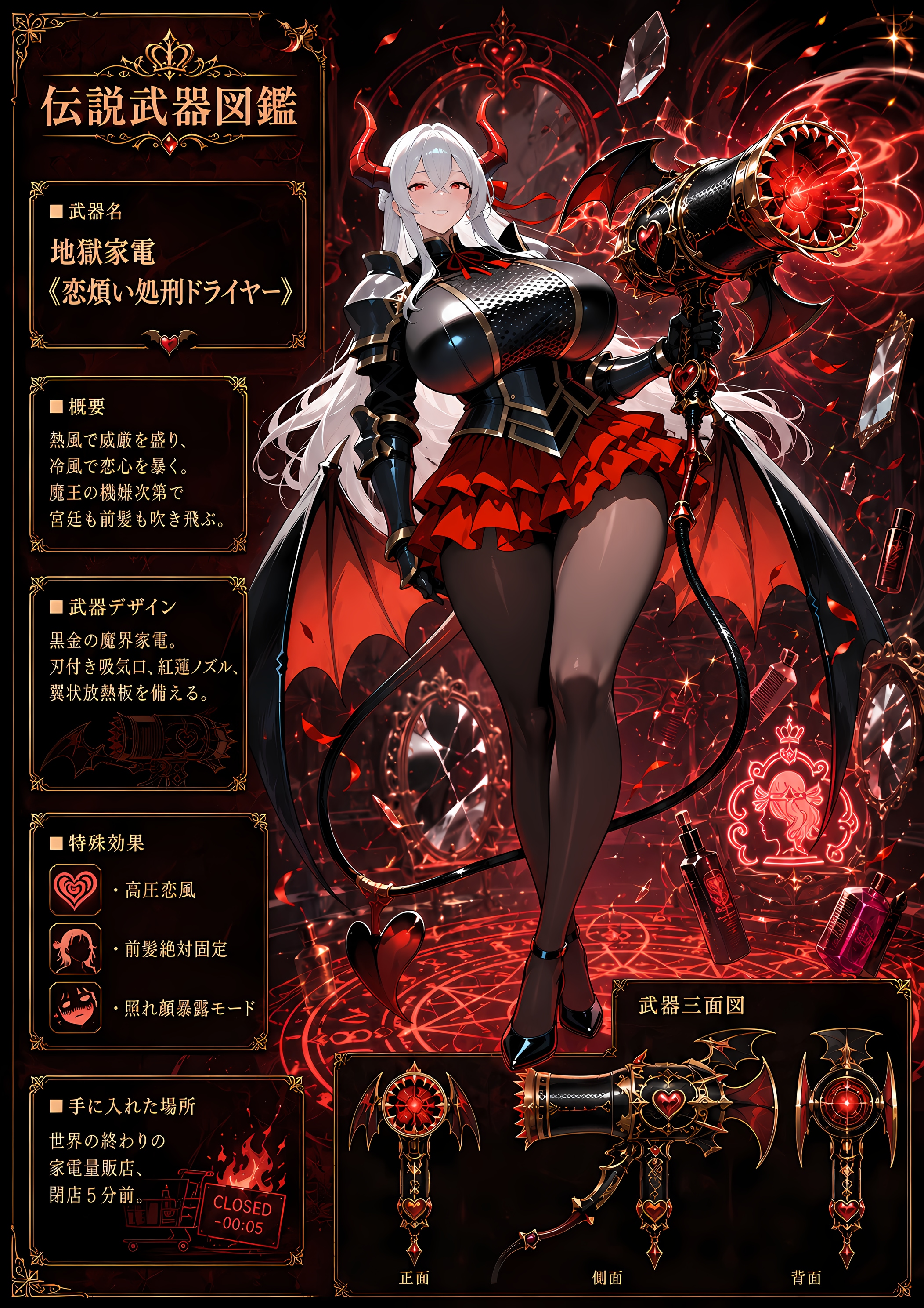 魔王さまの最強（？）武器 | の人気AIイラスト・グラビア