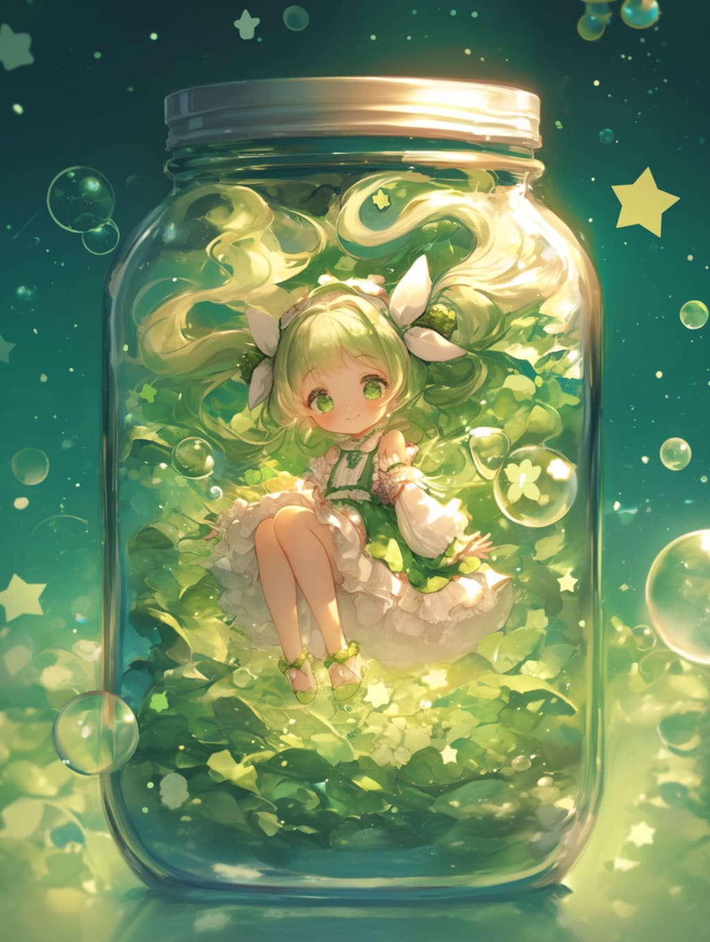 「瓶詰の少女」碧102