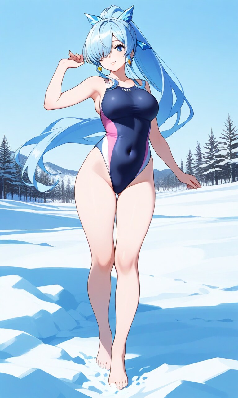 ツンドラで水着