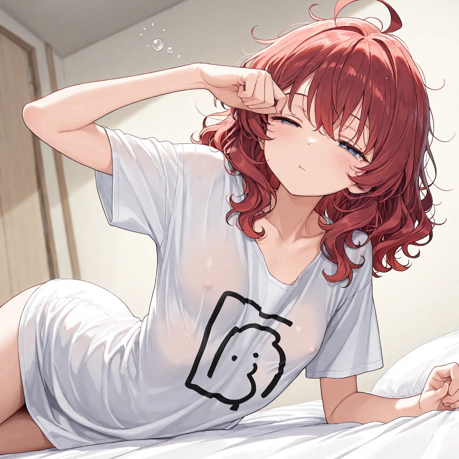 寝起きのレンちゃん