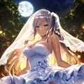 月とウエディングドレス 5枚目