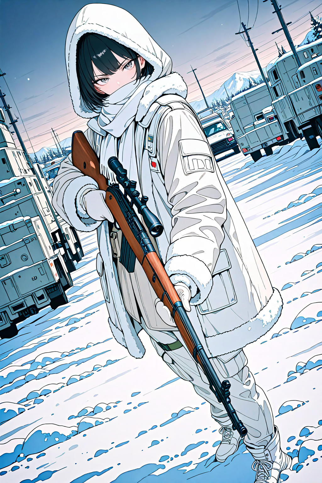 白い死神 | の人気AIイラスト・グラビア