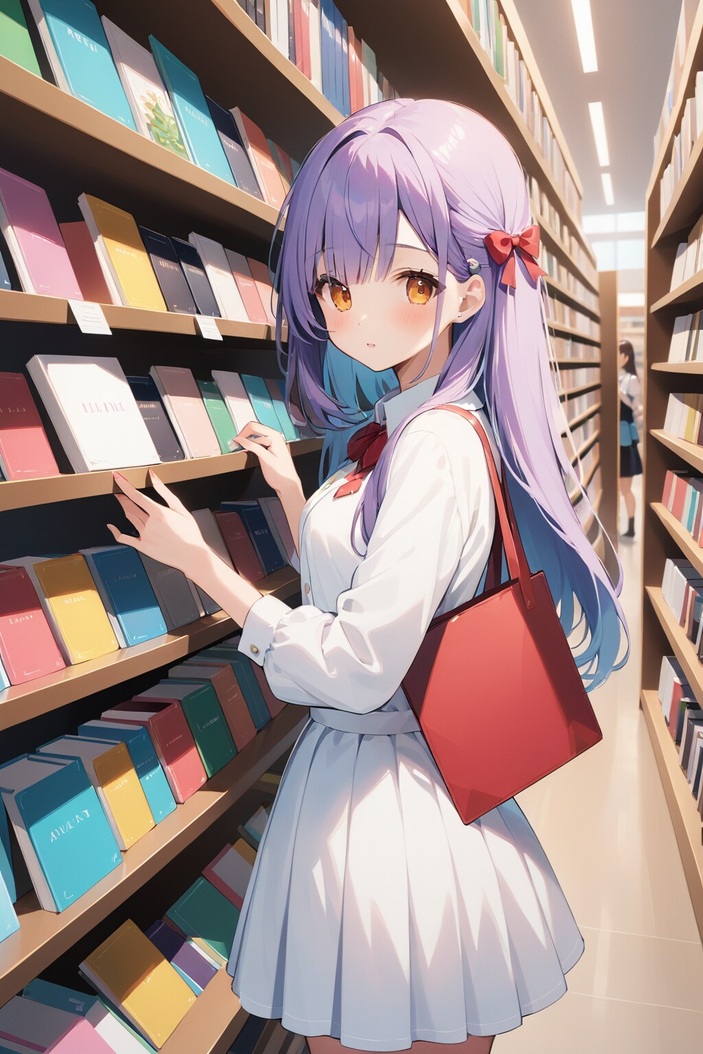 立読み女子。 | の人気AIイラスト・グラビア