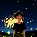 蛍と少女 6枚目