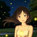 蛍と少女 10枚目