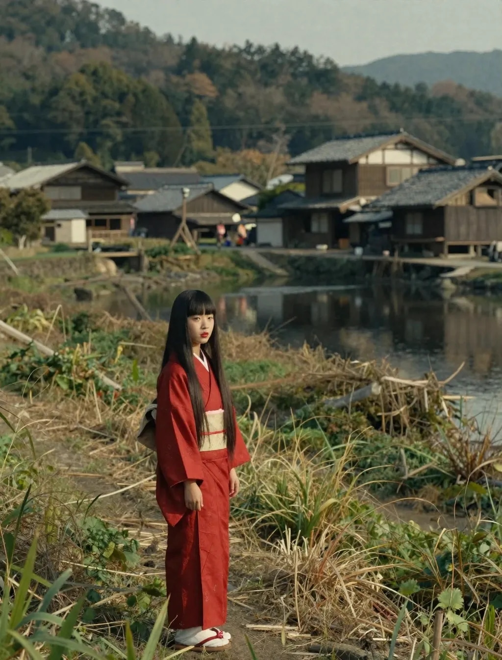 金田一耕助の映画っぽいっ娘（なんか事件が起きるぞ的な。）