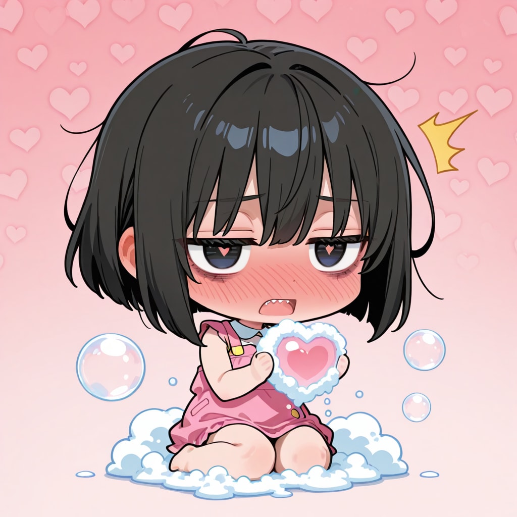 にいちゃん、このしゃぼんだま…？