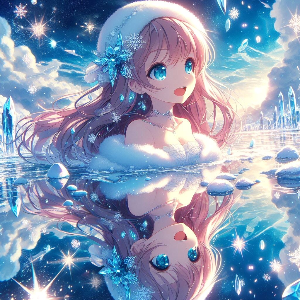 海と雪夢少女