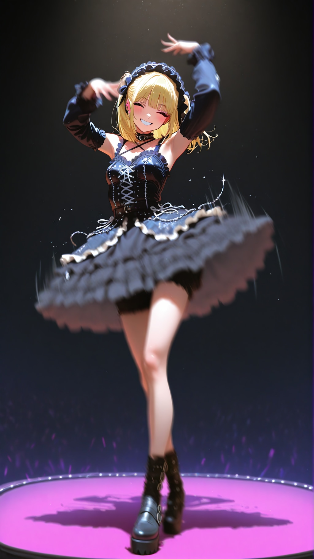 パンクロリーターアイドルのダンス