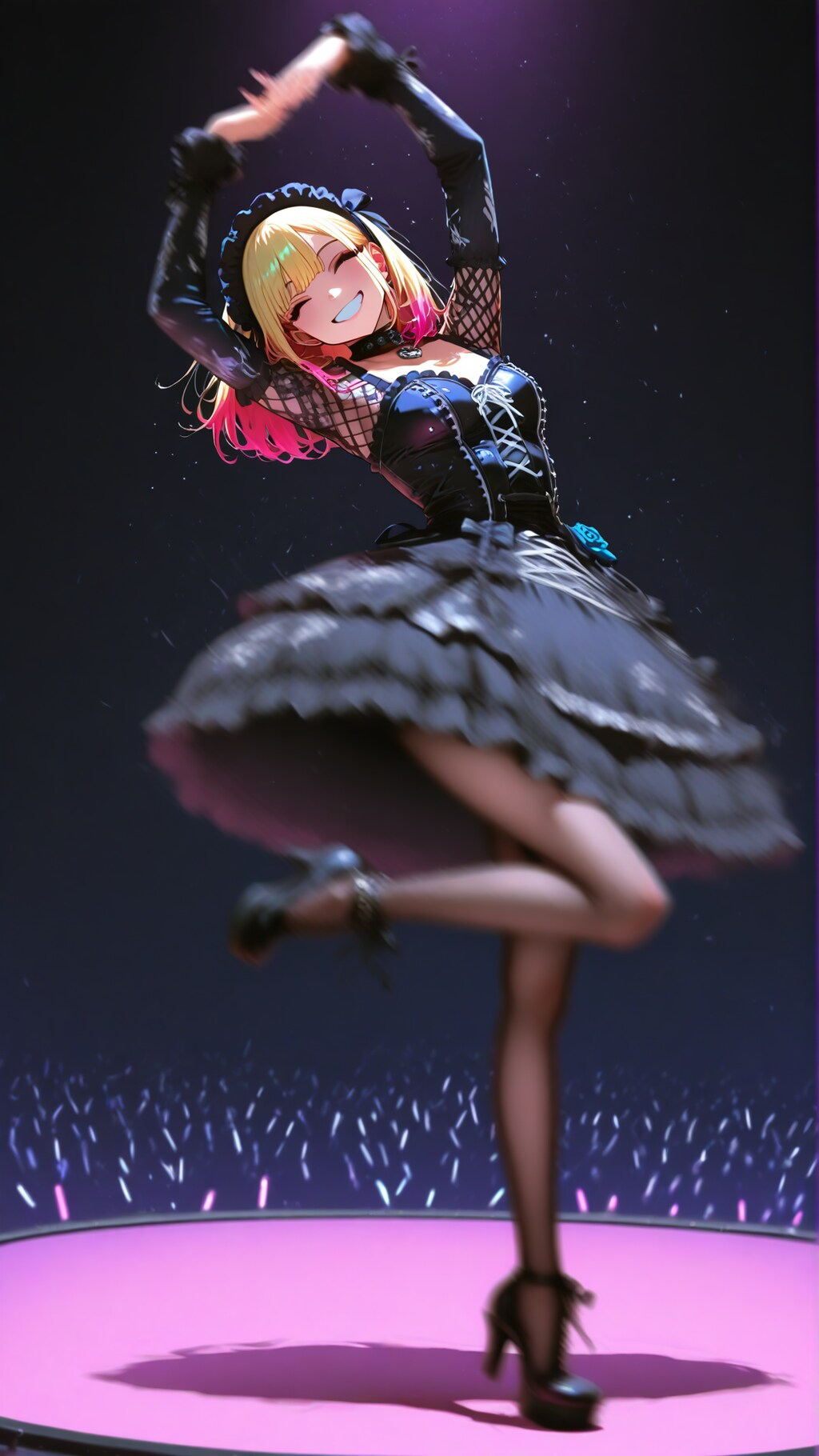 パンクロリーターアイドルのダンス