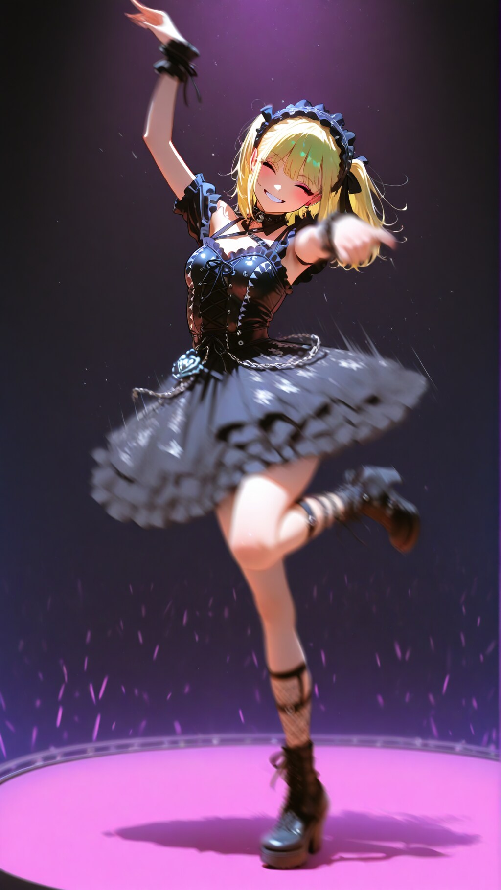 パンクロリーターアイドルのダンス