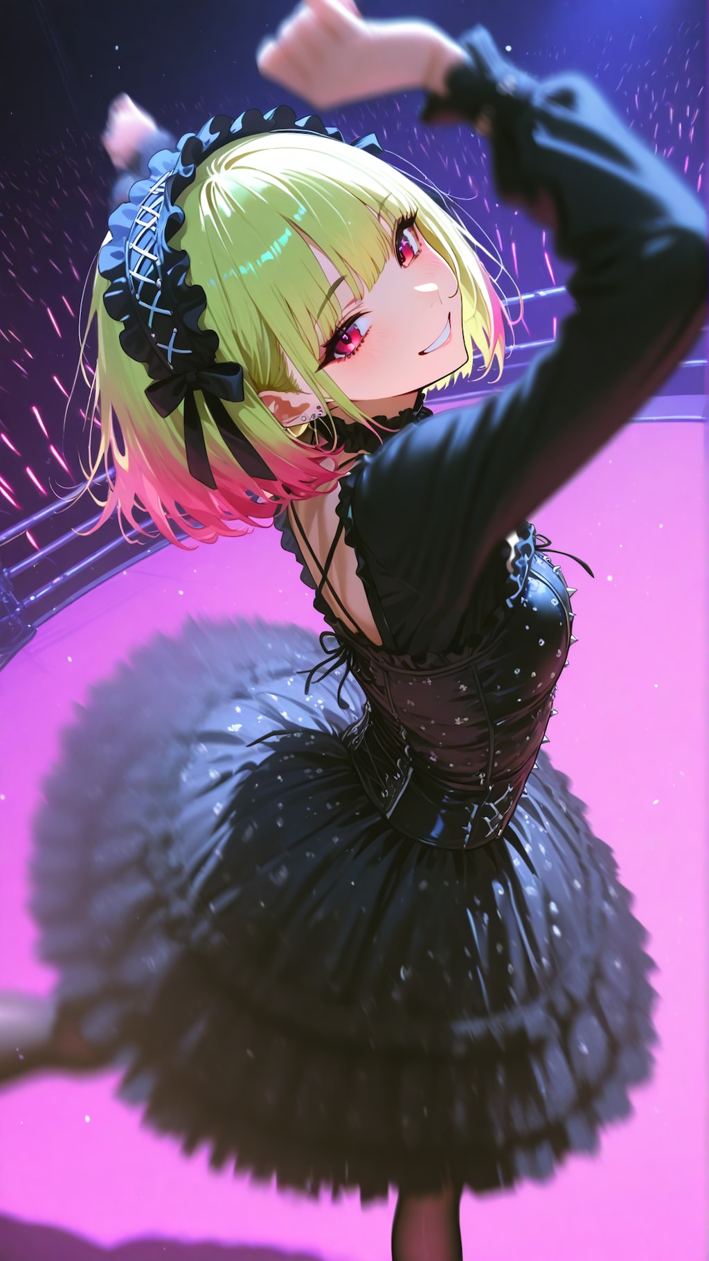 パンクロリーターアイドルのダンス