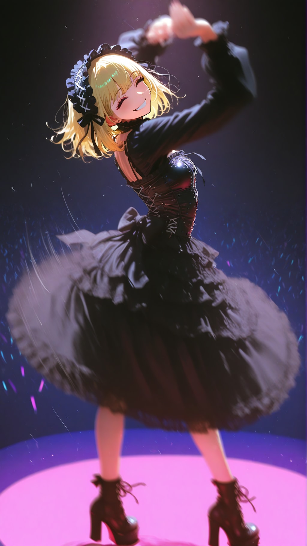 パンクロリーターアイドルのダンス