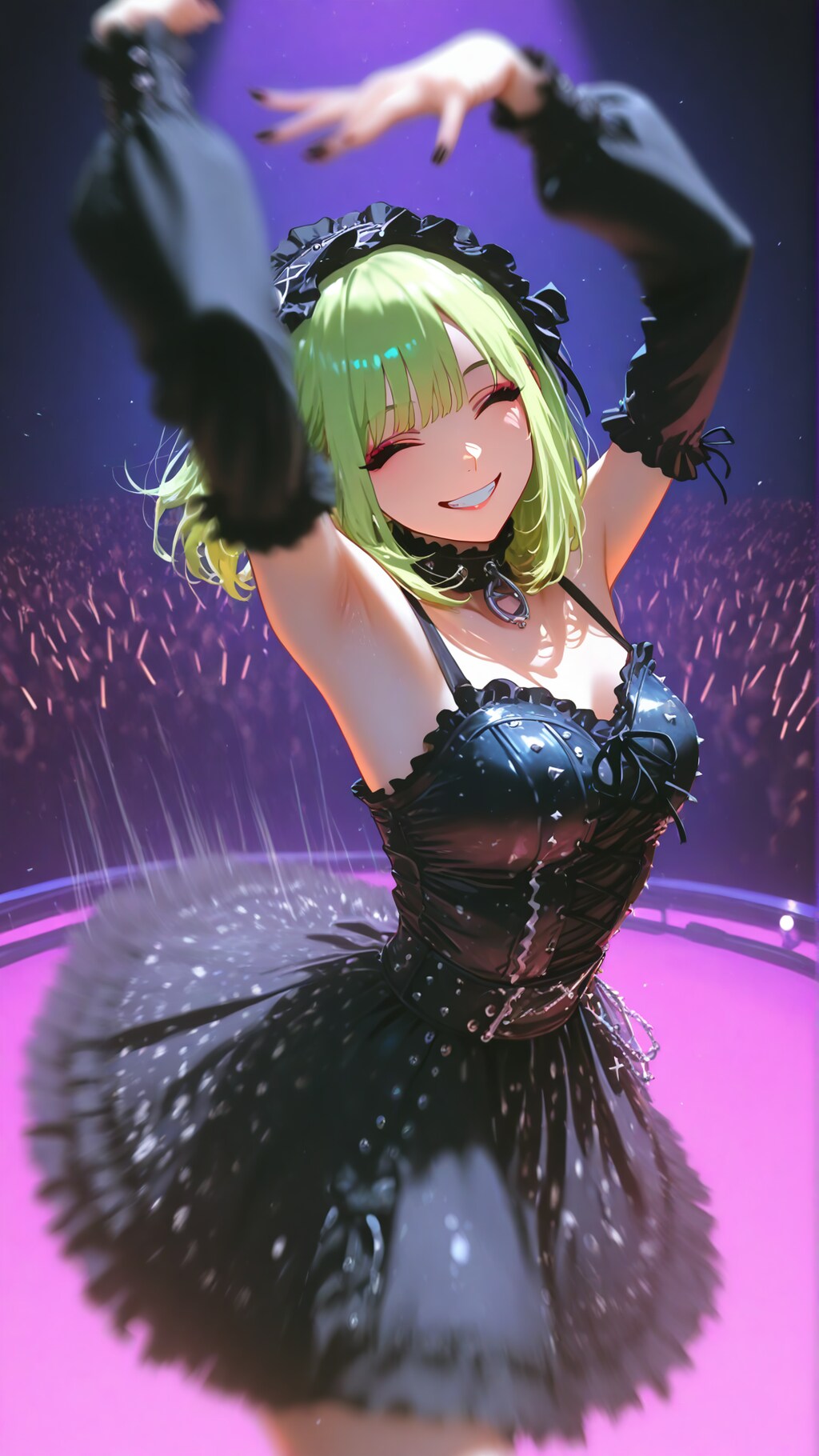 パンクロリーターアイドルのダンス