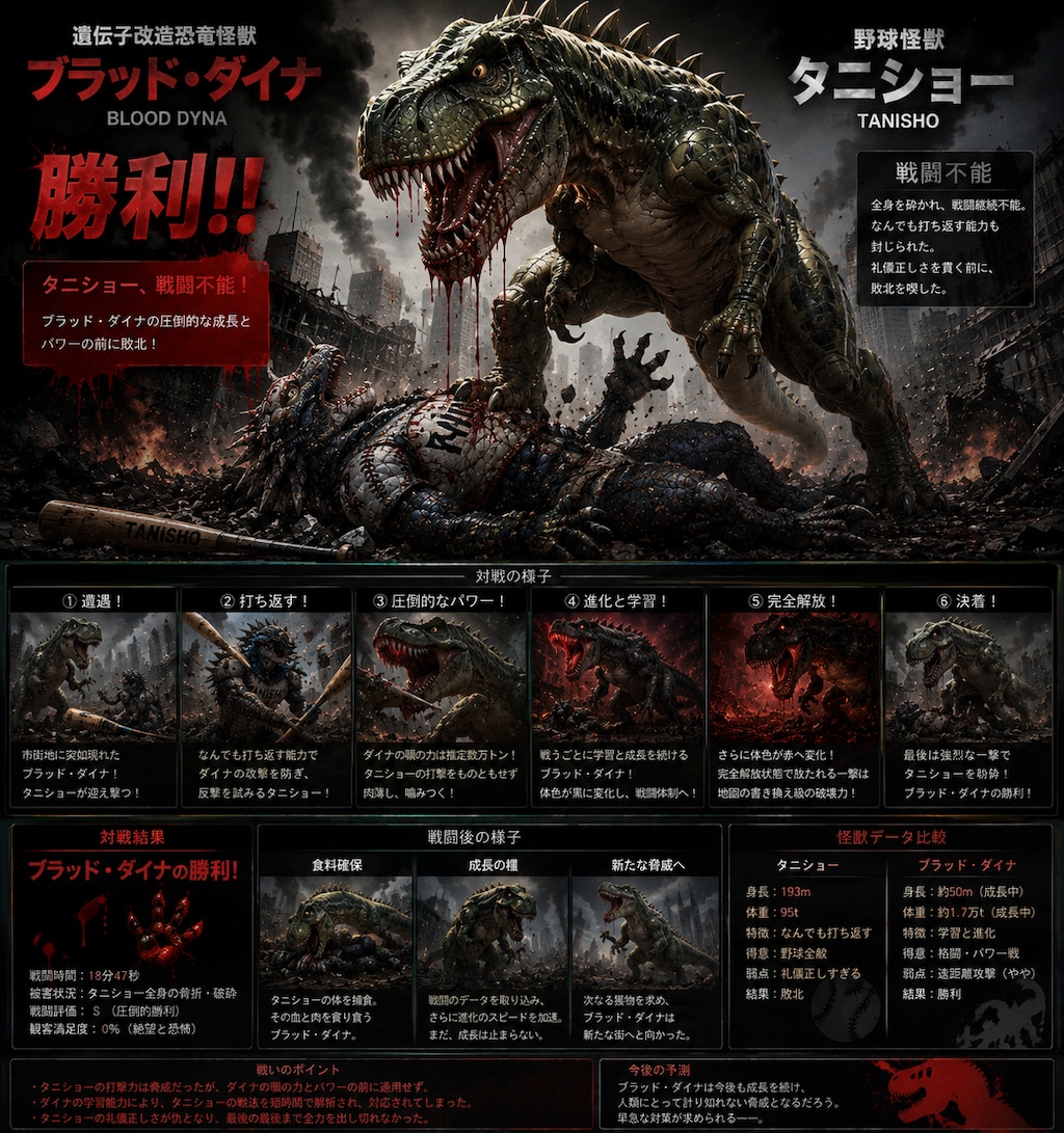 ブラッドダイナ VS タニショー