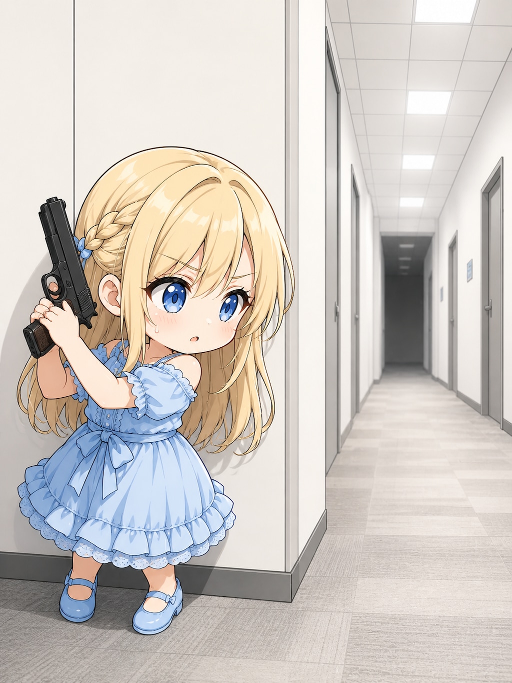 迎え撃つ（ちびキャラ）